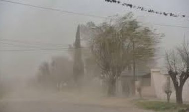 Alerta por viento Zonda  en San Juan