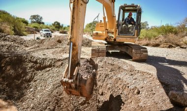 Albardón: comenzaron los trabajos para mitigar los problemas de las lluvias
