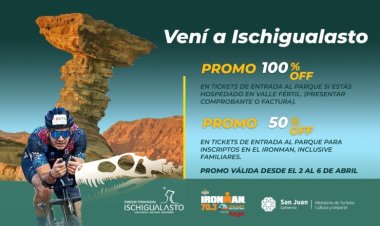 Beneficiarán a triatletas del Ironman buscando que visiten Ischigualasto