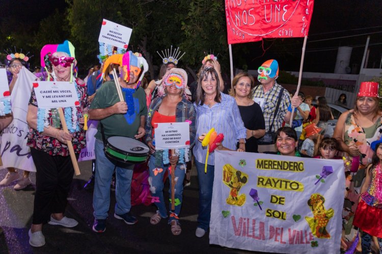 Con gran éxito, la Ciudad cerró los históricos carnavales en Desamparados y Concepción