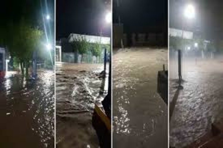 Intensas lluvias: 15 familias del departamento Albardón han sido evacuadas