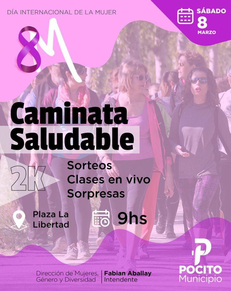 Pocito conmemora el Día Internacional de la Mujer con un mes lleno de actividades