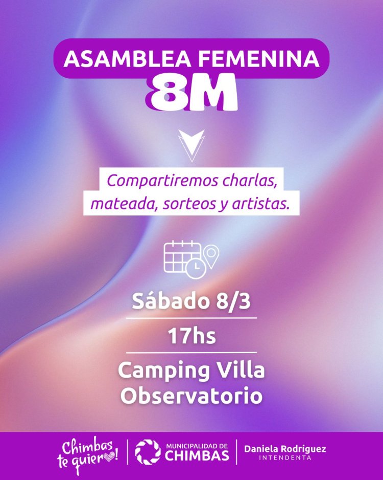 “Juntas por nuestros derechos” para conmemorar el 8M en Chimbas