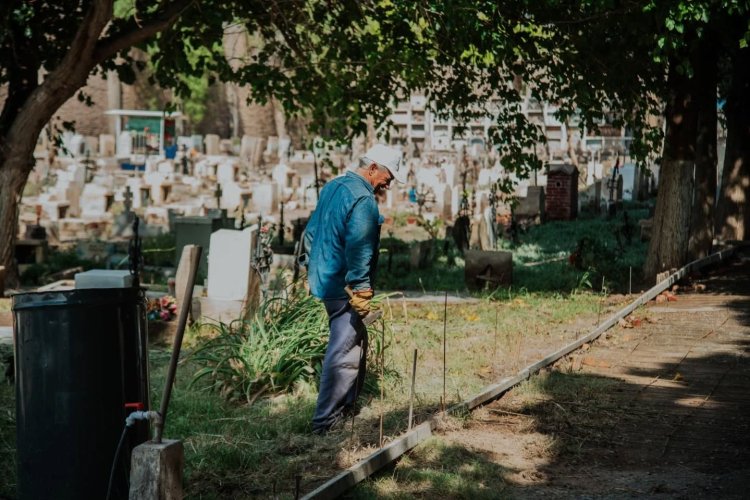 Realizan una serie de mejoras en el Cementerio Municipal de Pocito