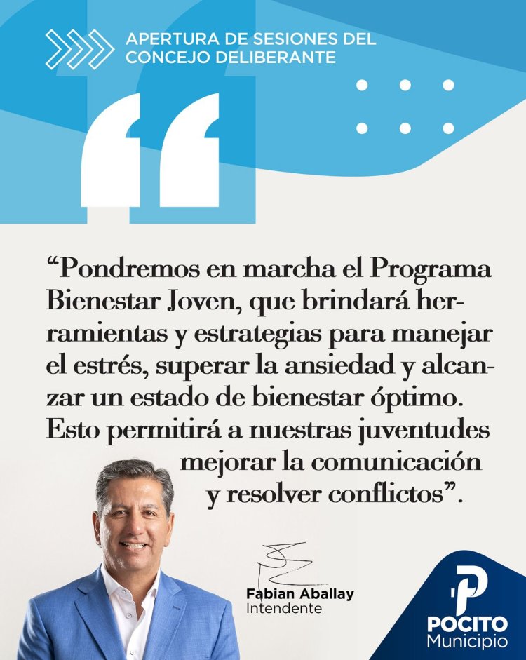 Aballay abrió sesiones y compartió el plan de trabajo 2025