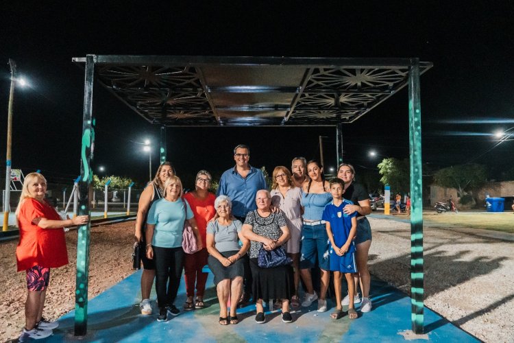 El Barrio Juana Manso, 2 de abril y 17 de agosto ya disfrutan de Luminaria LED