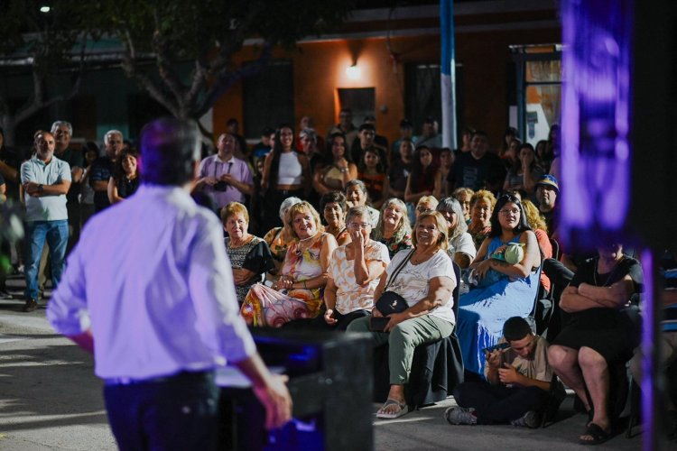 Remodelan el Boulevard del Barrio Eva Duarte de Perón en Pocito