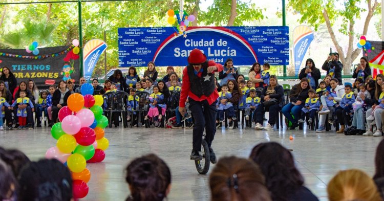Santa Lucía comenzó un nuevo año en sus Jardines municipales