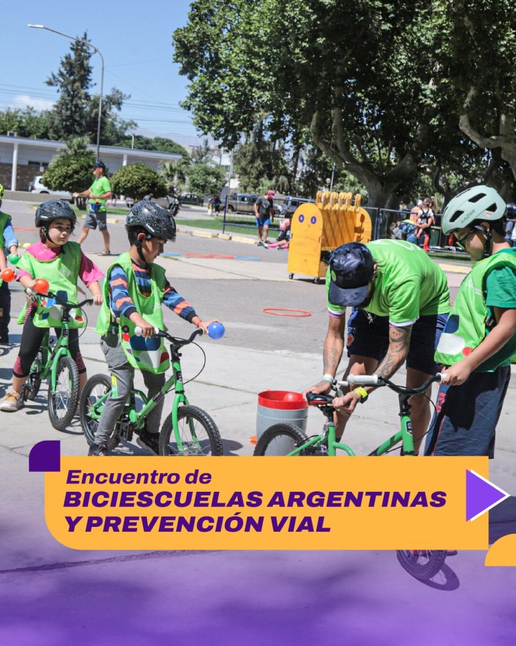 La Ciudad promueve la educación vial a través de un encuentro de Biciescuelas