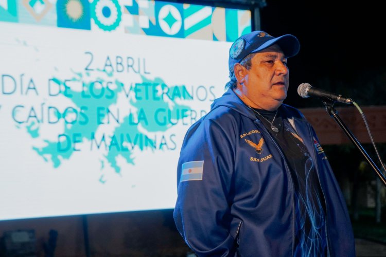 En una emotiva vigilia, Pocito conmemoró a los Veteranos y Caídos de la Guerra de Malvinas