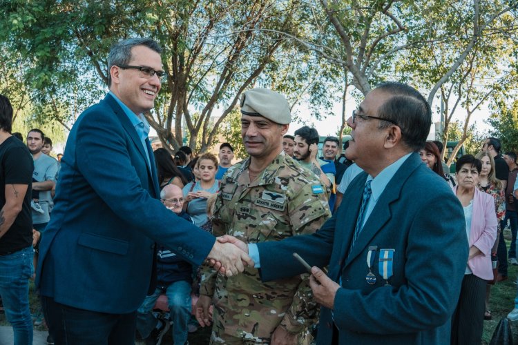 Rawson conmemoró el Día de las Malvinas con un emotivo acto de homenaje