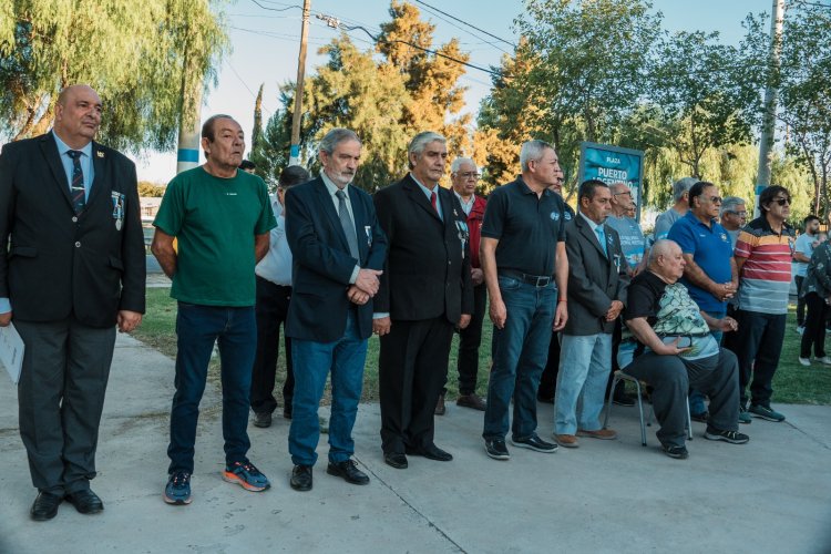 Rawson conmemoró el Día de las Malvinas con un emotivo acto de homenaje