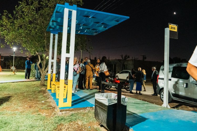 Se inauguraron las Refacciones en la Plaza del Barrio Bella Vista