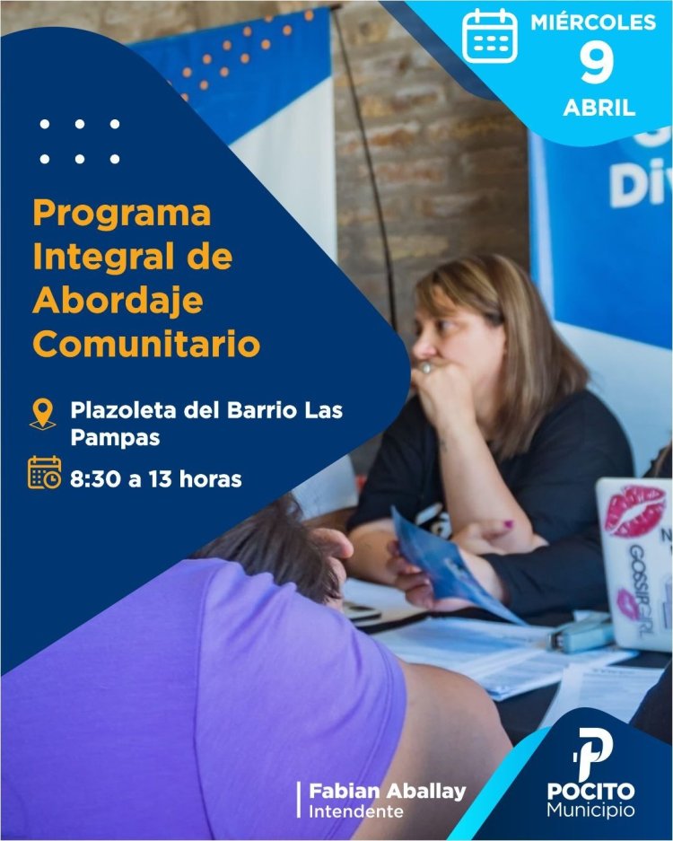 Pocito realiza el primer Abordaje Comunitario de 2025