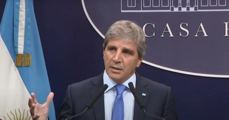 Luis Caputo anunció que el Gobierno elimina retenciones a exportaciones industriales