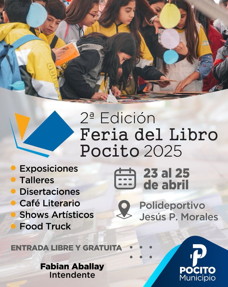 Pocito realiza la 2°Edición de la Feria del Libro