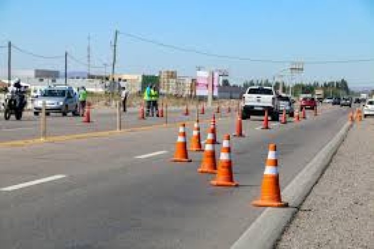 La circulación de  Ruta 40 quedará restringida debido a trabajos de iluminación