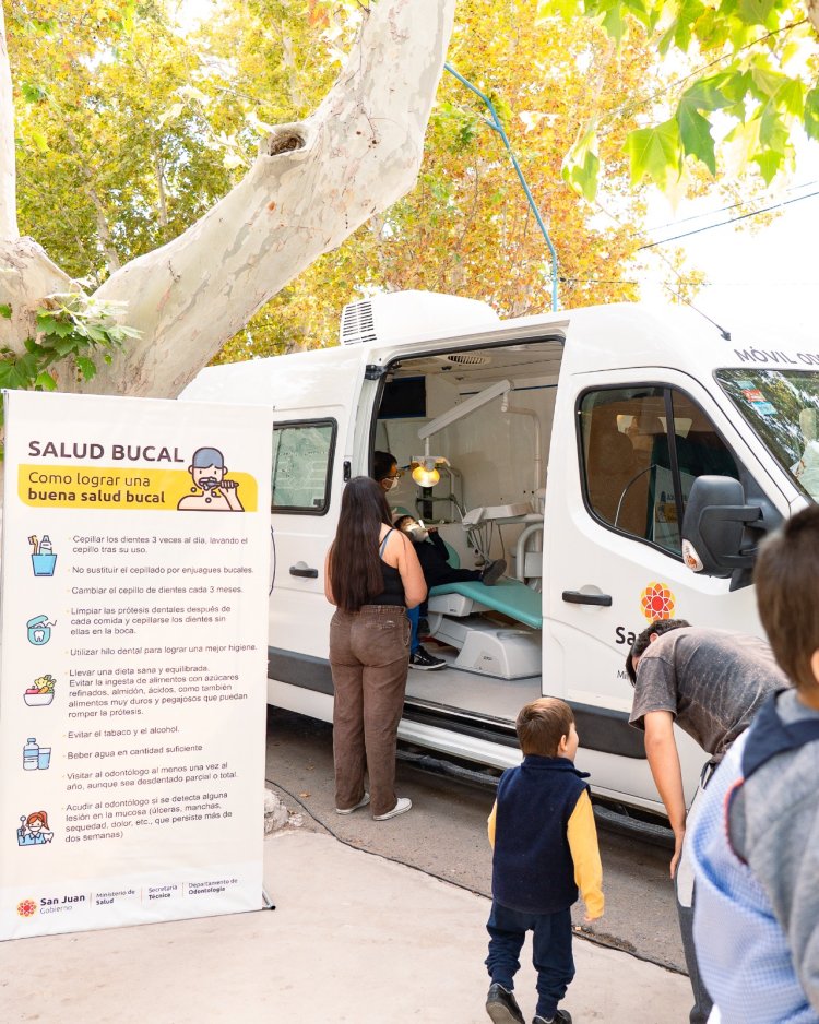 Salud y Educación lanzaron el Programa “Juntos por tu mejor sonrisa” en Albardón