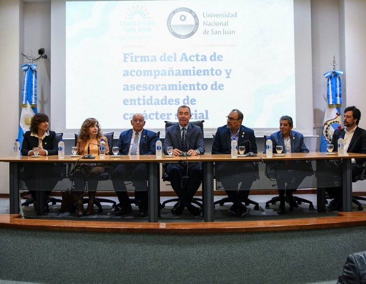 Firmaron un convenio para acompañar y asesorar a entidades sociales