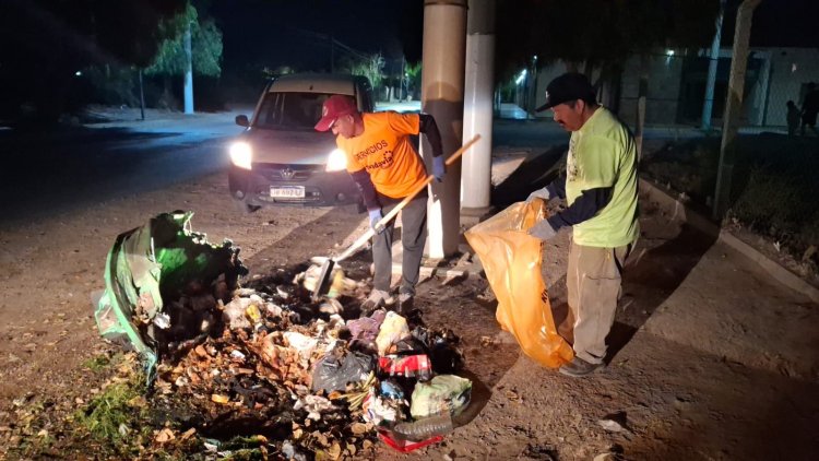 Rivadavia lamenta el vandalismo de los nuevos contenedores de residuos