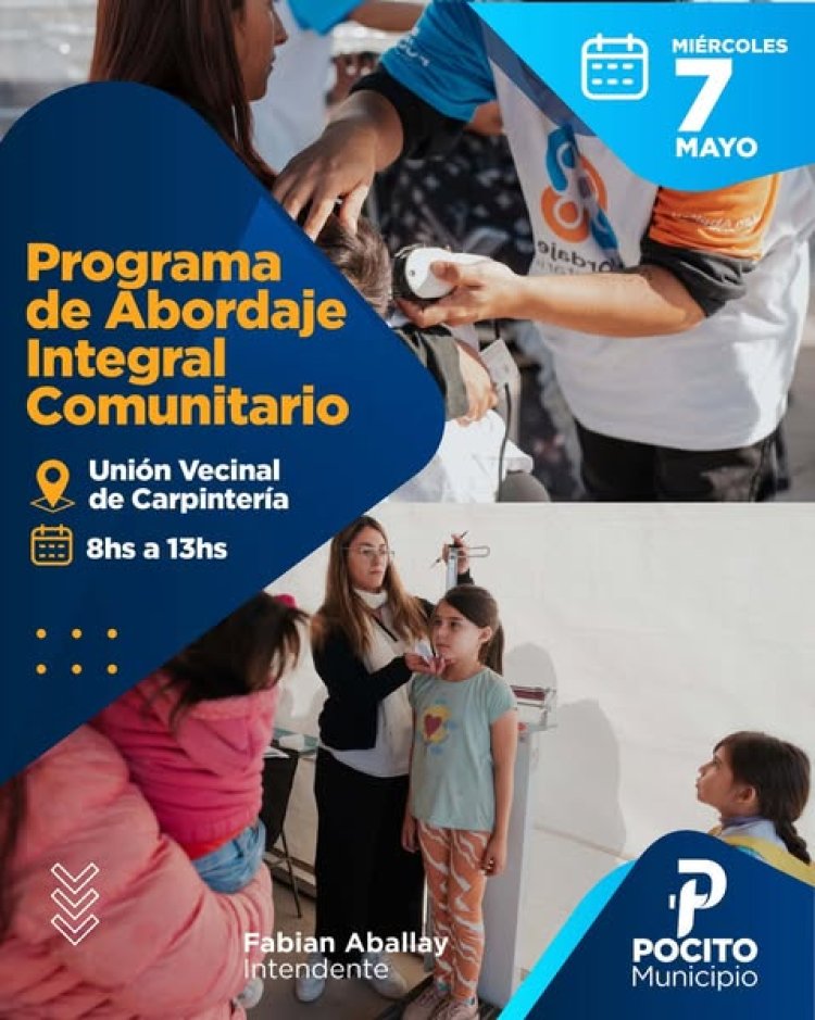 El Abordaje Integral Comunitario de Pocito llega a Carpintería