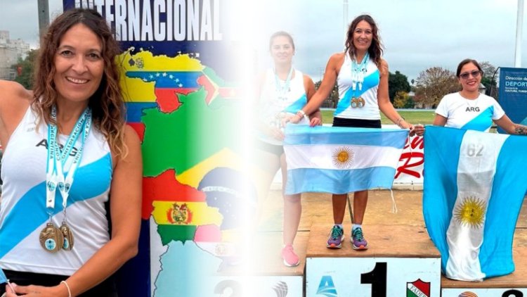 Adriana Quiroga ganó dos medallas de oro en Entre Ríos