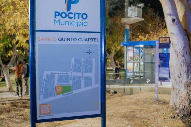 La iluminación LED llegó al Barrio Quinto Cuartel