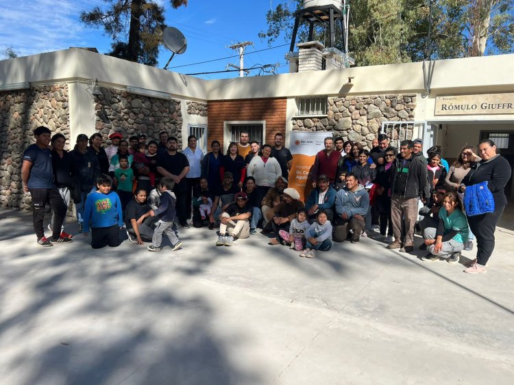 El equipo de salud de Caucete realizó un importante operativo sanitario en Las Chacras