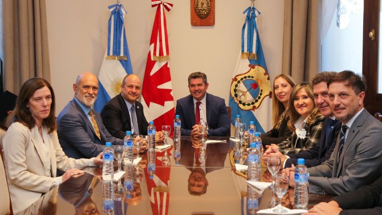 Orrego se reunió con el embajador de Canadá en Argentina