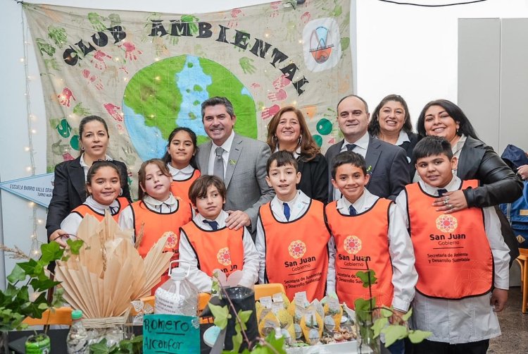 Orrego encabezó la celebración del Día del Ambiente con anuncios de fuerte impronta solidaria