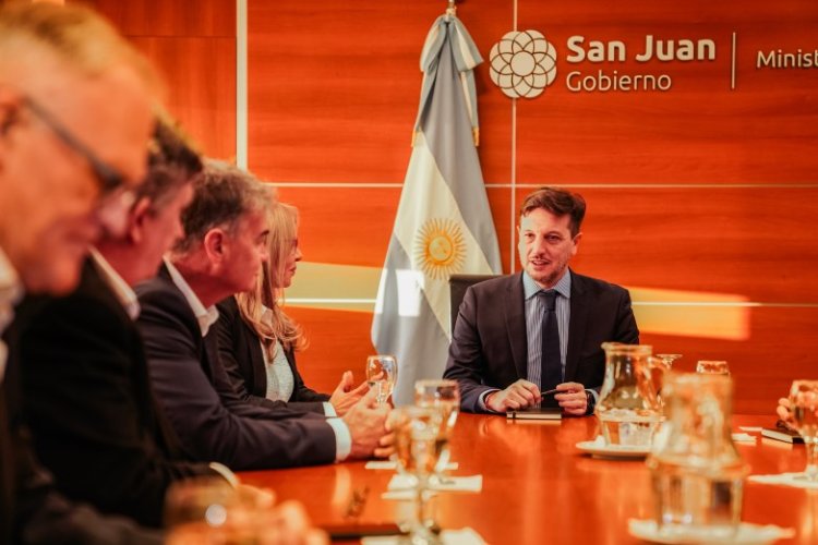 Una delegación minera australiana se reunió con autoridades locales