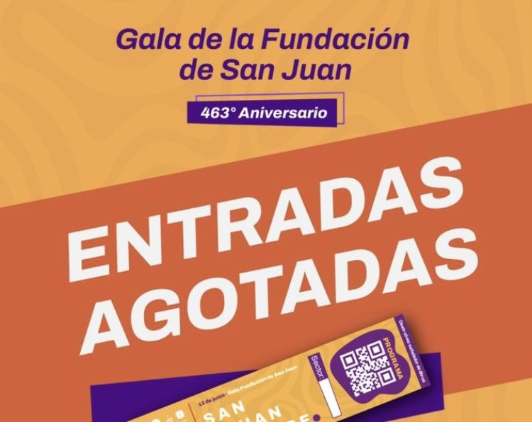 Se agotaron las entradas para la Gala de la Fundación de San Juan