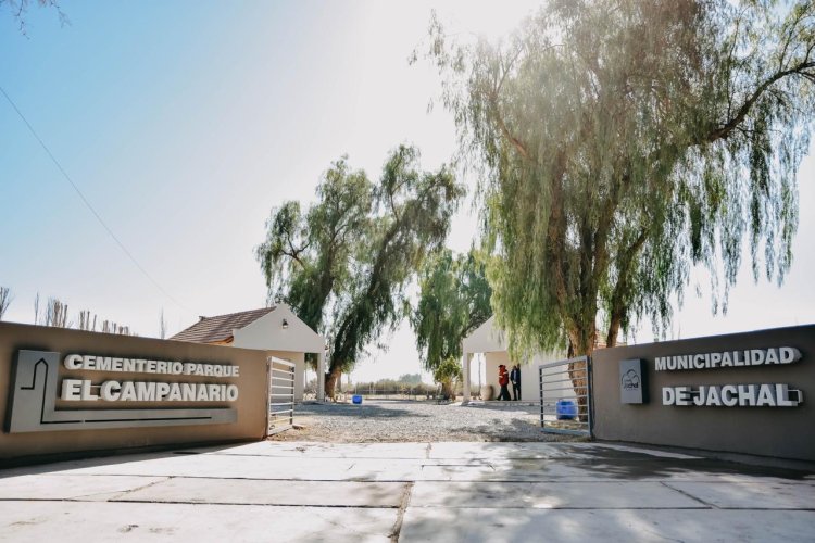 Refuncionalizan el cementerio, El Campanario en Jáchal