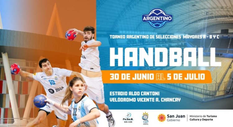 San Juan será sede del mejor handball argentino