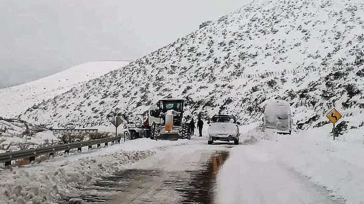 En imágenes: las mejores postales de un domingo bajo la nieve en el país