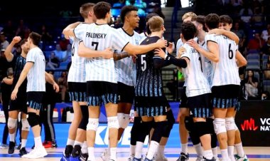 La selección argentina de vóley busca clasificar a la fase final de la VNL