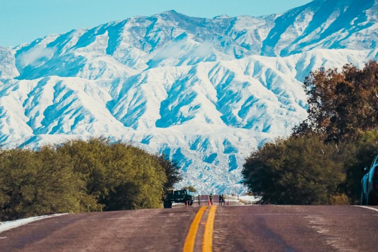 Postales que regala el invierno en Jachal