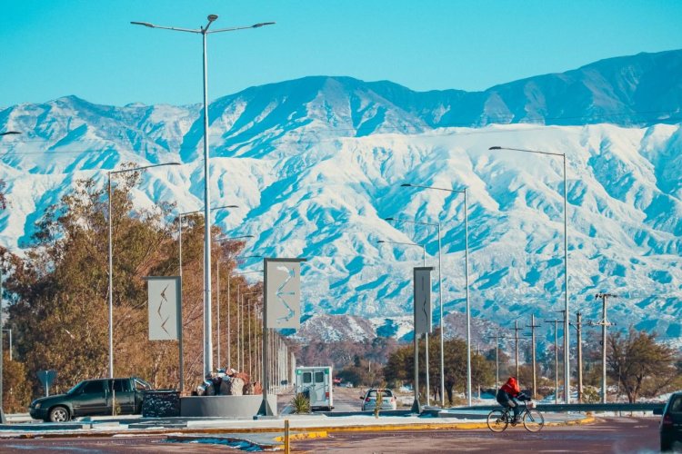 Postales que regala el invierno en Jachal