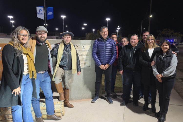 Inauguran un playón deportivo en el Barrio Margarita Ferrá de Pocito