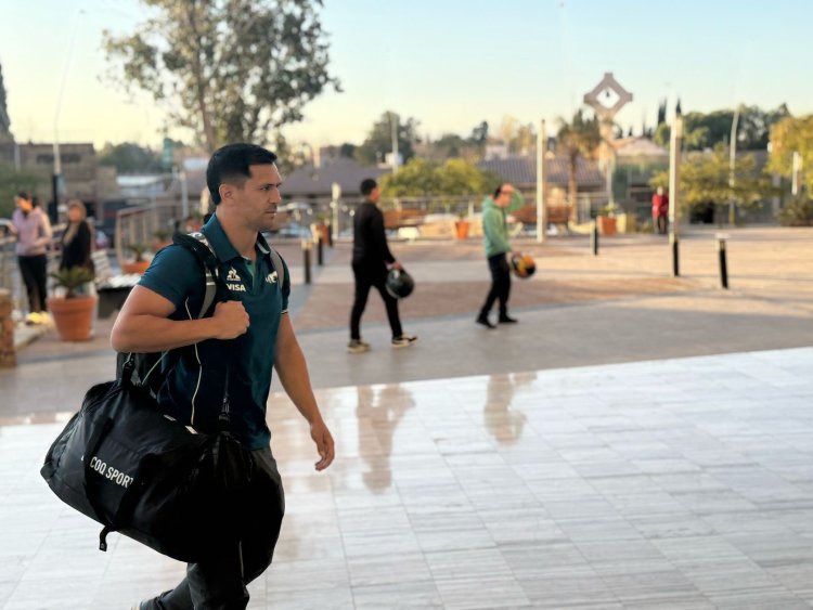 Los Pumas ya están en San Juan para el test match ante Inglaterra