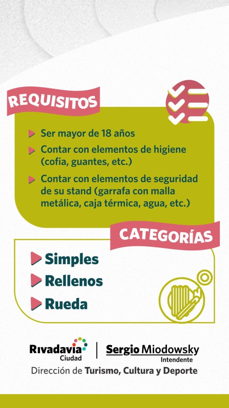 Rivadavia tendrá su primer Festival del Churro: una propuesta dulce y para toda la familia