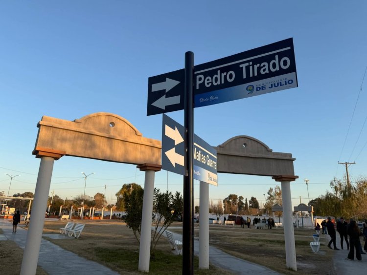 9 de Julio inauguró una batería de obras en Las Chacritas, en el marco de la Semana de la Independencia