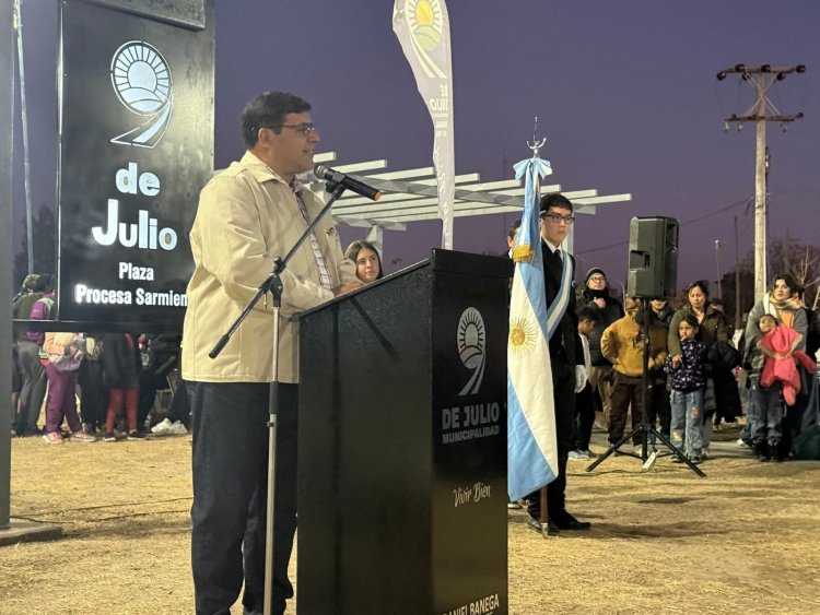 9 de Julio inauguró una batería de obras en Las Chacritas, en el marco de la Semana de la Independencia