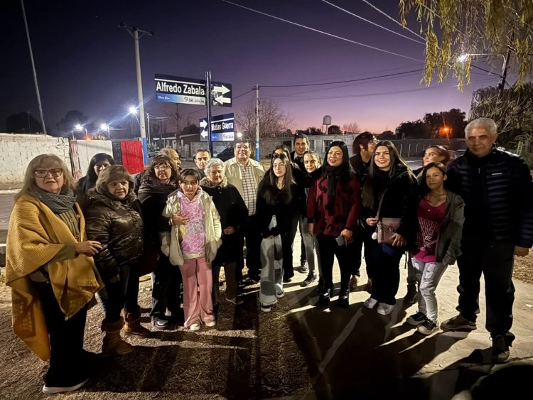 9 de Julio inauguró una batería de obras en Las Chacritas, en el marco de la Semana de la Independencia