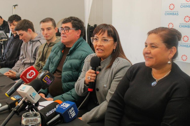 Chimbas a punto para largar en la primera temporada de ciclismo