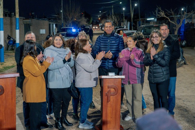 Pocito sigue inaugurando obras