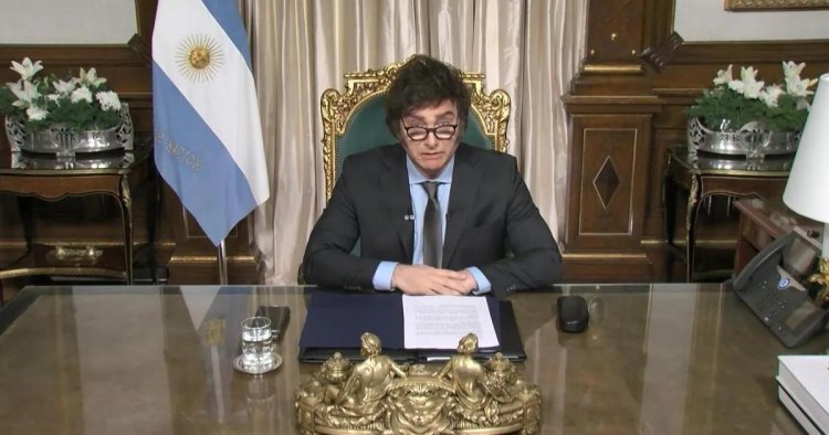 Las principales frases de Javier Milei en su discurso en cadena nacional