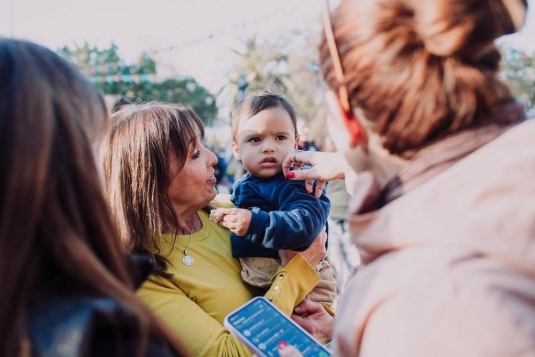 Acto multitudinario en plaza Evita donde el Municipio de Capital celebró el  Día del Niño