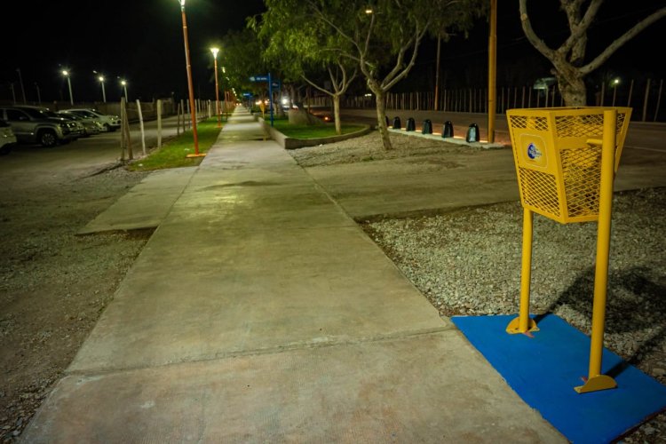 Santa Lucía suma un nuevo espacio para disfrutar: el Paseo Balcarce ya es una realidad