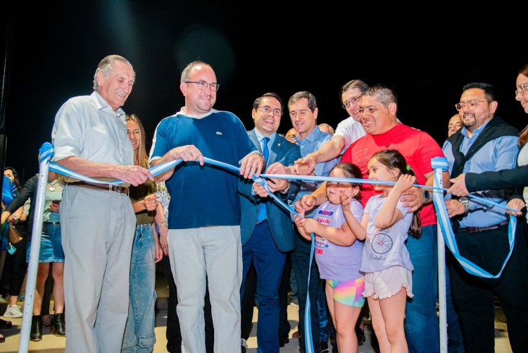 De baldío a punto de encuentro: Rivadavia inauguró la Plaza Khalil Gibran